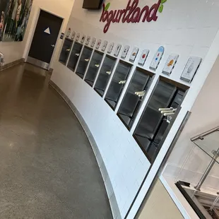 Wide variety of delicious frozen yogurts