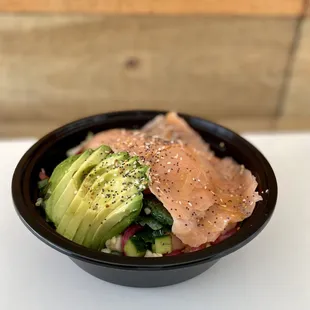 Smoked Salmon Avocado Bowl