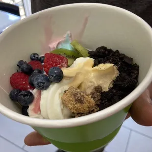 $15.. for half filled large container. A little bit of everything.