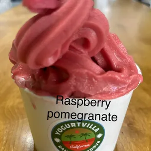 Raspberry pomegranate