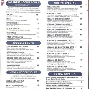 Menus
