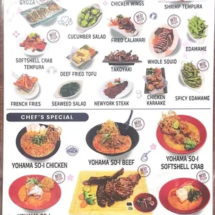 Menus