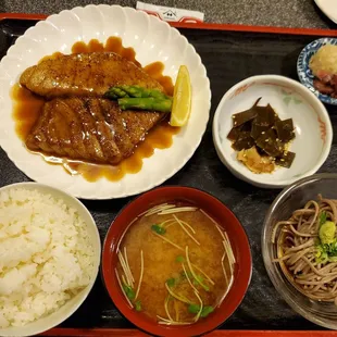 Grilled Ahi Steak ($21.00).