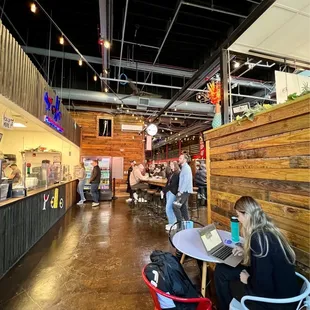 the interior of a restaurant