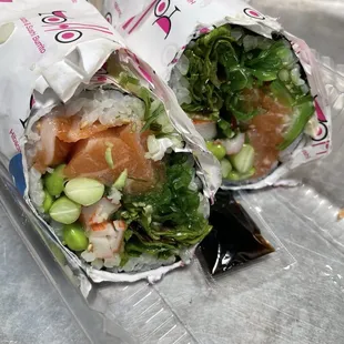 Salmon Burrito