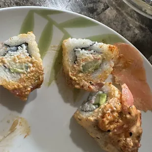 The tasty Red Dragon Roll....up close!....