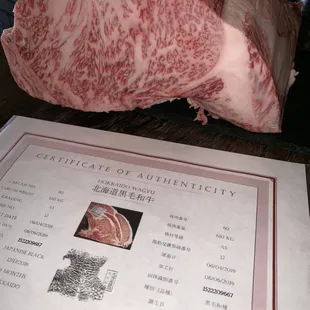 Hokkaido Wagyu Beef A5
