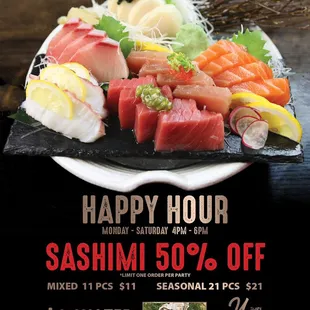 sushi, sashimi, sushi and sashimi, food