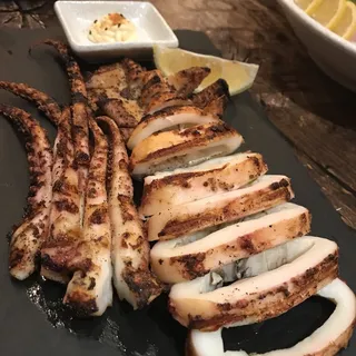 Grilled Whole Calamari