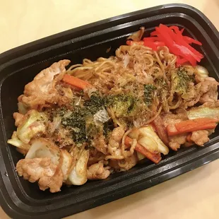 Yakisoba+your choice of protein