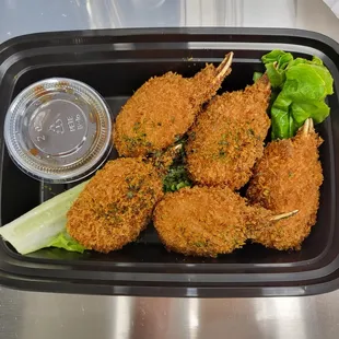 Crab cheese croquettes