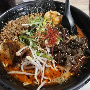 Yokai Ramen (pork belly) with extra spicy oil