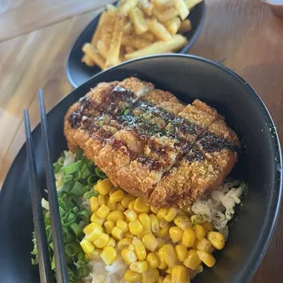 A10 Tonkatsu Fried Pork Cutlet Steam Rice Don