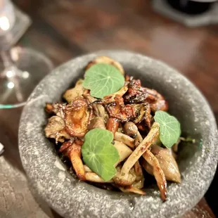 Wild mushroom is a must order