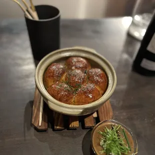 Bread with Caviar Dip