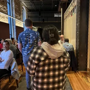 Packed on the weekend