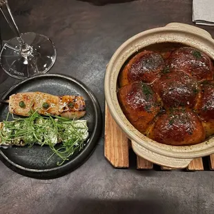 Seafood Skewers &amp; Milk buns