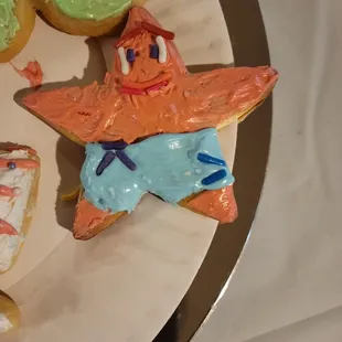 Patrick Star Xmas cookie