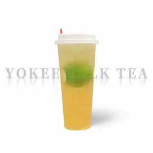 Fresh lemon green tea