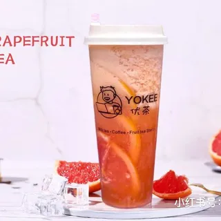 Fresh Grapefruit Green Tea 满杯红柚