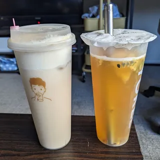 Fresh Passion Fruit Green Tea 满杯百香果