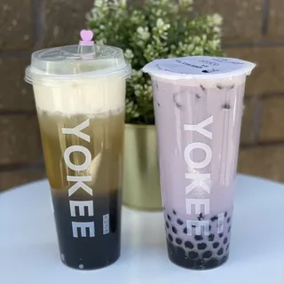 White Peach Oolong Tea Latte