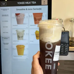 Roasted Oolong with cheese mousse