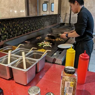 Habachi grill... Delicious!
