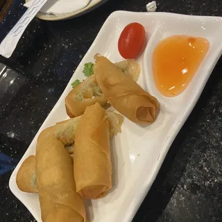 Vegetarian Fried Spring Rolls