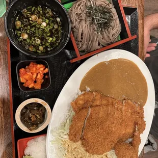 Curry Katsu Combo (with soba)