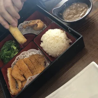 Chicken Katsu with Curry Sauce Dinner Bento Box