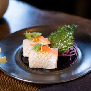 a plate of food on a table