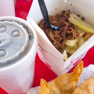 Another view of my awesome meal~