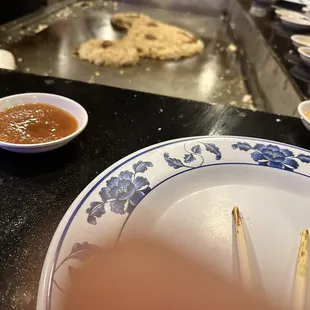 Spatula skills and cartoon faces.