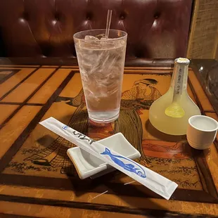 Cute table great sake