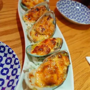 Baked Green Mussel