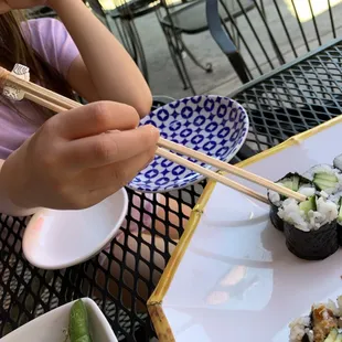 Chopsticks made kid-friendly
