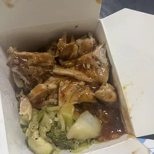 Spicy teriyaki chicken