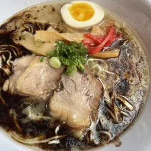 Tonkotsu Ramen with Black Garlic Oil
