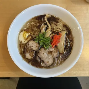 Tonkotsu Ramen with Black Garlic Oil