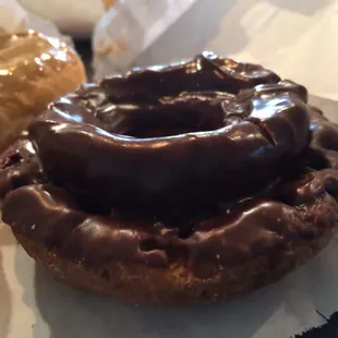 Chocolate glazed old fashioned