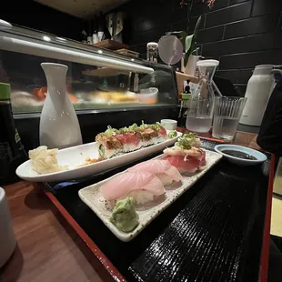 food, sushi, sashimi, sushi and sashimi