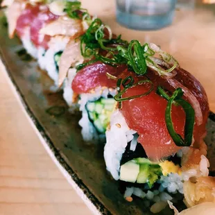 Halibut Tempura Poke Roll