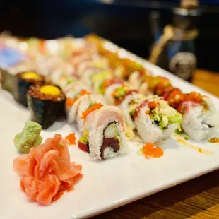 LOVE! The sushi here is amazing in Quality, Style &amp; Flavor. Will return :)&apos;