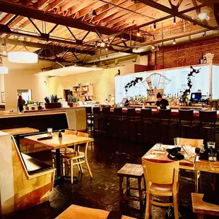 the interior of a restaurant