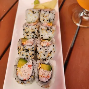 sushi and sashimi, food