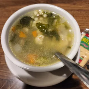 a bowl of soup