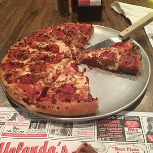 pizza, food
