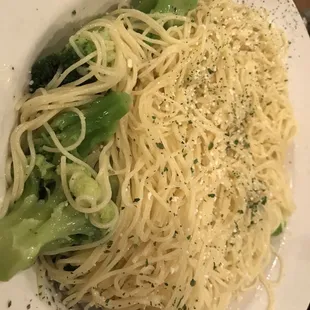 angel hair broccoli aioli