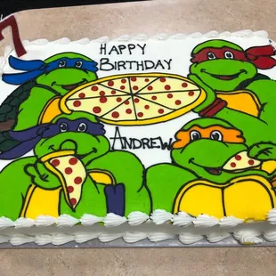 Ninja Turtles cake